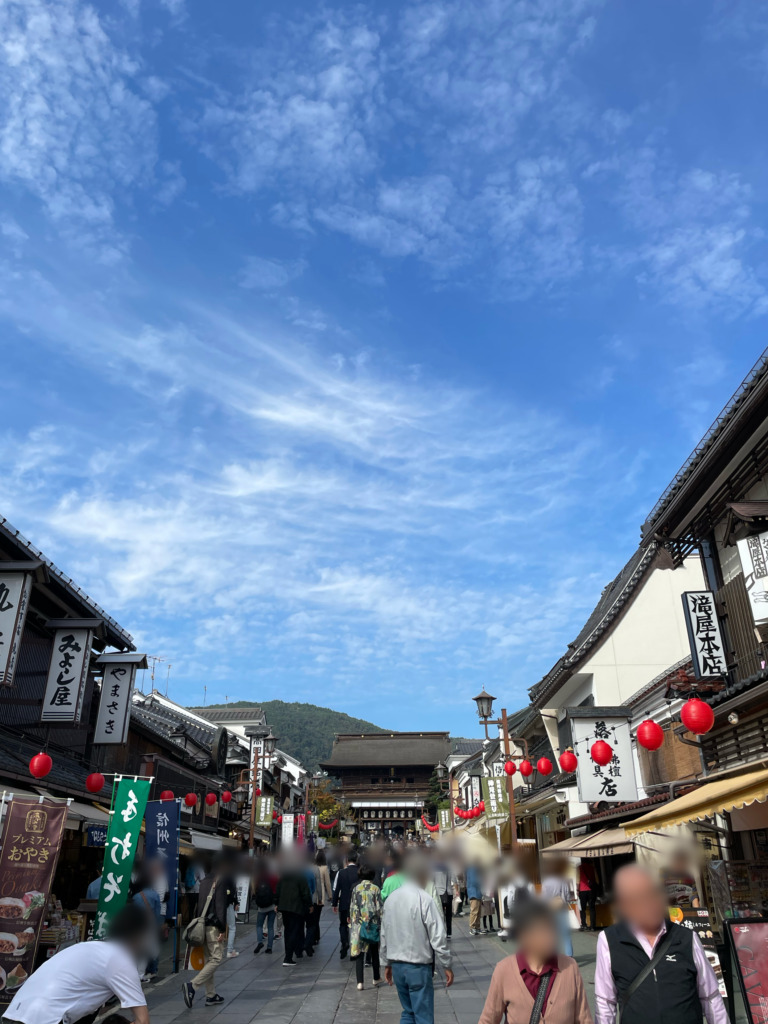 善光寺仲店通り